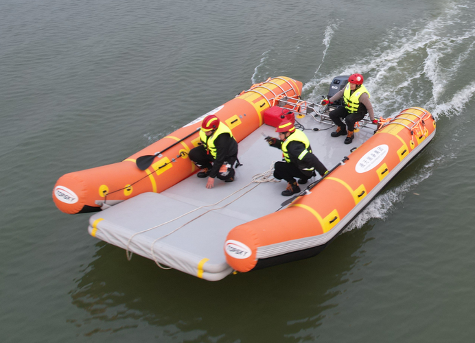 充氣救援運輸船 （第2代，輕型+裝配式+60馬力舷外機(jī)）