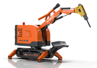 破拆機(jī)器人（音視頻傳輸、環(huán)境氣體探測(cè)+配備破碎錘、圓盤鋸、液壓剪、夾抓裝置等屬具，具有破拆、切割、剪切、抓取等功能）