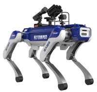 反恐防暴四足機器狗 （40kg超級大狗，第5代，自組網(wǎng)+集成一體式遙控器+雙光三軸增穩(wěn)云臺+38mm六聯(lián)發(fā)射器+捕捉網(wǎng)發(fā)射器）